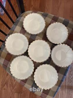 Royal Staffordshire Dinnerware by Clarice Cliff Dessert Bowls Set Of 7