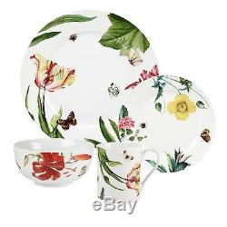 Royal Worcester Floral Haven 32 piece Dinnerware Set for 8 NEW FREE SHIP