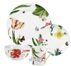 Royal Worcester Floral Haven 32 piece Dinnerware Set for 8 NEW FREE SHIP
