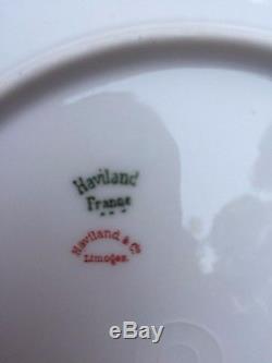 SERVES 12 PORCELAIN DINNERWARE SET Theodore HAVILAND Limoges FRANCE Plates