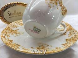 SHELLEY DAINTY YELLOW 051/Y CUP AND SAUCER YELLOW TRIM Perfect RING
