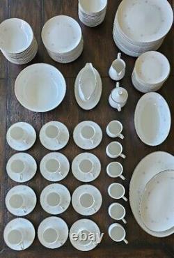 Sango China Dinnerware Service for 12 with Accessory Serving Pieces