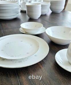 Sango China Dinnerware Service for 12 with Accessory Serving Pieces