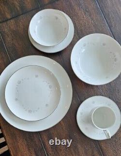 Sango China Dinnerware Service for 12 with Accessory Serving Pieces