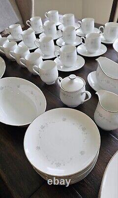 Sango China Dinnerware Service for 12 with Accessory Serving Pieces