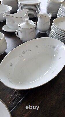 Sango China Dinnerware Service for 12 with Accessory Serving Pieces