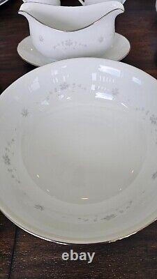 Sango China Dinnerware Service for 12 with Accessory Serving Pieces