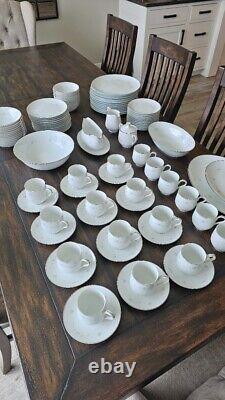 Sango China Dinnerware Service for 12 with Accessory Serving Pieces