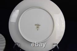 Sango Karen Classique Japan 15-Piece White Swirl Gold Trim China Set