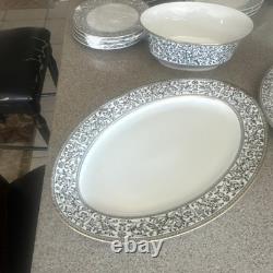 Sango Spanish Lace 3757 China Dinner Service Set Plates Cups Platter Bowl
