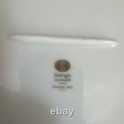 Sango Spanish Lace 3757 China Dinner Service Set Plates Cups Platter Bowl