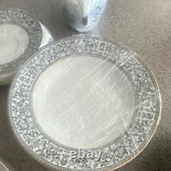 Sango Spanish Lace 3757 China Dinner Service Set Plates Cups Platter Bowl