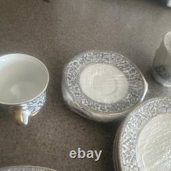 Sango Spanish Lace 3757 China Dinner Service Set Plates Cups Platter Bowl