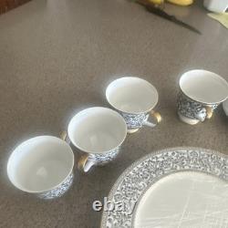 Sango Spanish Lace 3757 China Dinner Service Set Plates Cups Platter Bowl