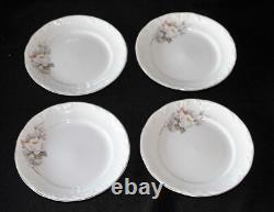 Schmidt Porcelain White Rose 20 Piece Service For Four