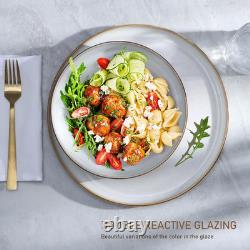 Seashell White 16-Piece Dinnerware Set for 4 Durable & Elegant Design