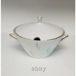 Seltmann Weiden Bavaria Monika Vintage Gold Rims Rare 64 PC Dinnerware China Set