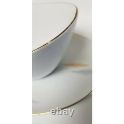 Seltmann Weiden Bavaria Monika Vintage Gold Rims Rare 64 PC Dinnerware China Set