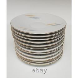 Seltmann Weiden Bavaria Monika Vintage Gold Rims Rare 64 PC Dinnerware China Set