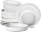 Senso 12-Piece Dinnerware Set New Bone China, Plates and Bowls Sets, Dish Set fo