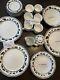 Serengetti Porcelain Dinnerware Set By American Atelier Good Condition Used