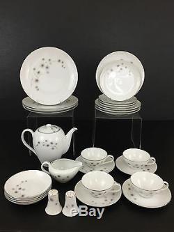 Service for 4, CREATIVE fine china #1014 dinnerware set Japan 1960's