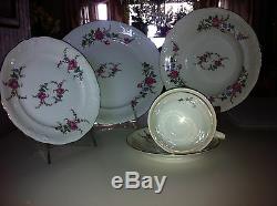 Service for 8 ROYAL KENT (Poland) RKT23 Fine China Dinnerware 47 PIECES