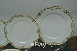 Service for One 8 Pieces Haviland Limoges Schleiger 98 Clover Leaf Dinnerware