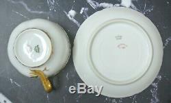 Service for One 8 Pieces Haviland Limoges Schleiger 98 Clover Leaf Dinnerware