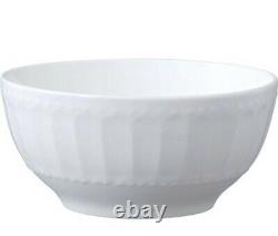 Set Dinnerware 46 Pcs Dishes Plate Mug Classic Vintage Modern White Service New