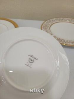 Set Of 4 Noritake Summit Gold China 5 Piece Place Settings New Unboxed