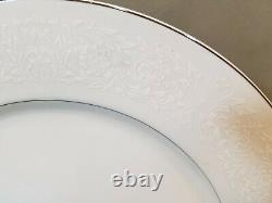 Set of 44 Sango Carlton Plymouth #303 Dinnerware, White Floral Scrolls, Japan