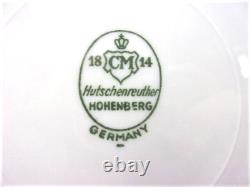 Set of 81-Pc Hutschenreuther Pink Rose Bone China Dinnerware for 12, Germany