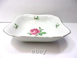 Set of 81-Pc Hutschenreuther Pink Rose Bone China Dinnerware for 12, Germany