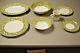 Set of J. & G. Meakin English Sterling Olive Green 39 pc. Dinnerware M3266