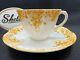 Shelley Dainty Yellow 51/y Cup And Saucer Yellow Trim Rings