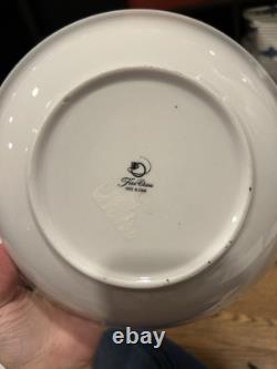 Silverie Fine China Set Vintage SIV8 Pattern 18 Piece Pastel Floral Scroll
