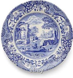 Spode Blue Italian 12-Piece Dinnerware Set Service for 4 Dinner Plate