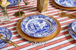 Spode Blue Italian 12-Piece Dinnerware Set Service for 4 Dinner Plate