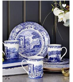 Spode Blue Italian Collection 12 Piece Dinnerware Set