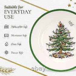 Spode Christmas Tree Collection 16-Piece Dinnerware Set Service for 4 Dinne