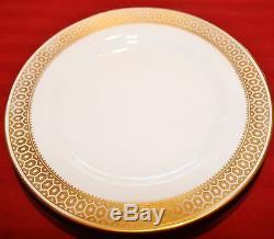 Spode Golden Honeycomb 34 Piece Collection Cups, Saucers, Dessert Plates