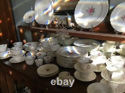 Spode copeland billingsley rose dinnerware 46 pieces very good condition