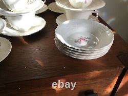 Spode copeland billingsley rose dinnerware 46 pieces very good condition