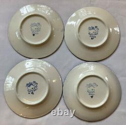 Stangl Pottery DELLA-WARE'Riviera' Set of 12 SAILBOAT Plates Made in USA, 1940