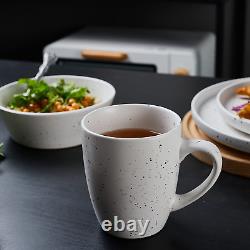 Stone Lain Jade Stoneware Dinnerware 16-Piece Service for 4, White