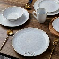 Stone lain Romy Stoneware Dinnerware Set 16-Piece Service for 4 White