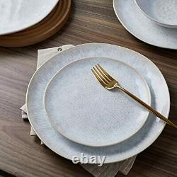 Stone lain Romy Stoneware Dinnerware Set 16-Piece Service for 4 White