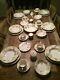 Stunning Crate & Barrel Poetry Dinnerware 55 Pc. Made in England-6 Place Sets