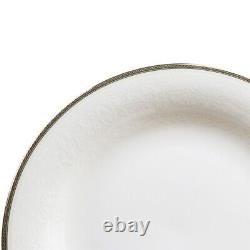 Stylish Elegant Bone China Dinnerware Set Service for 8 People Daisy, 57 Piece